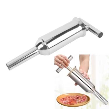Imagem de 304 Filler de Tubo de Lingüiça de Salsicha de Aço Inoxidável, Ferramenta de Enchimento de Salsicha Manual, Recheio de Salsicha de Carnes para Uso Doméstico e Comercial