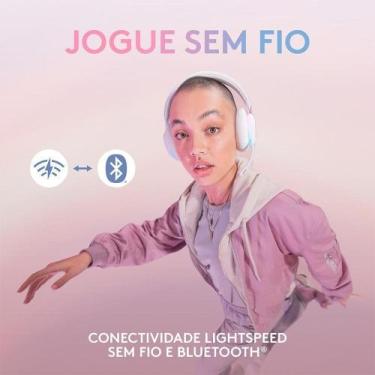 Imagem de Headset Gamer Logitech G735 Ligthsync USB Bluetooth Branco, branco