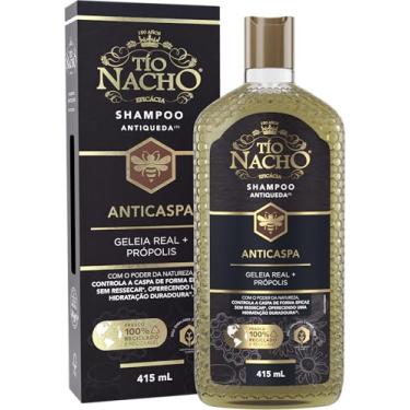 Imagem de Tío Nacho Shampoo Anticaspa Antiqueda Natural com Geleia Real e Própolis – Controle da Caspa, Hidratação do Couro Cabeludo e Fortalecimento Capilar 415ml