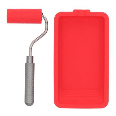 Imagem de House Painting Bandejas Brecha de Rolo Durante a Bandeja de Pintura Reutilizável e Brush Roller para Renovação em Casa e Pintura de Parede criada a partir de Silicone e Alumínio