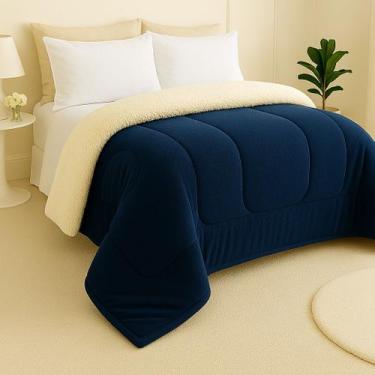 Imagem de Coberdrom Edredom Pele De Carneiro Casal Queen Sherpa DuplaFace Varias