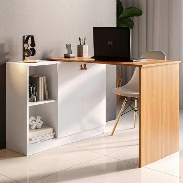 Imagem de Escrivaninha Articulável com Armário 2 Portas Multimóveis CR25284
