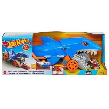 Imagem de Pista Hot Wheels Guincho Tubarão Com Carrinho  Mattel Gvg36