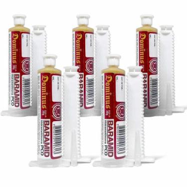 Imagem de 5x Baramid Inseticida Mata Barata Hidrametilnona Seringa 30g - Dominus