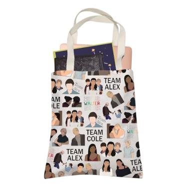 Imagem de YA Fan Merch Farm Life Shopping Bag Team Cole Bolsa de viagem romântica comédia amante presente para irmãs BFF, Cole, Medium