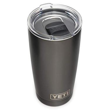 Imagem de Copo YETI Rambler de 503 g, aço inoxidável, isolado a vácuo com tampa MagSlider, Graphite