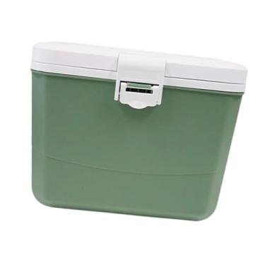 Imagem de UGPLM Refrigerador portátil isolado, refrigerador rígido, versátil com alça, mantém o gelo, recipiente para gelo, para churrasco, festa ao ar livre em casa, 6l