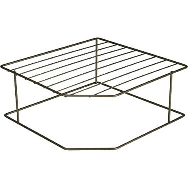 Imagem de ORGANIZADOR PRATOS HORIZONTAL 2 NIVEIS METALIZADO OLIVA - BEL