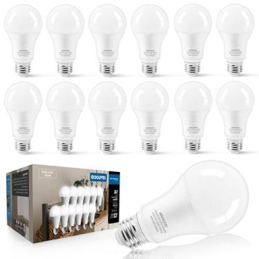 Imagem de Lâmpadas LED IINVGOOD 14W A19 100-125W Equiv. 5000K, pacote com 12