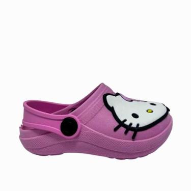 Imagem de Babuche Feminino Infantil Kimimo Hello Kity, 23/24