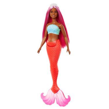 Imagem de Boneca Barbie - Sereia Mundo Da Fantasia - Calda Laranja Florescente MATTEL