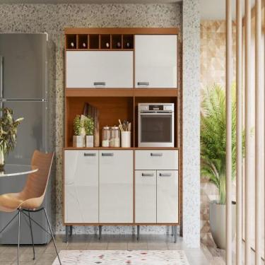 Imagem de Armario de cozinha Mascate Jequitiba/areia - Mais de Casa