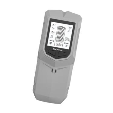 Imagem de Baoblaze Detector de parede, detector eletrônico de vigas, localizadores de vigas com display LCD, de madeira e metal para de cabos, Cinza