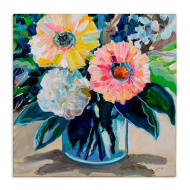 Imagem de Stupell Industries Arte de parede em tela My Treasure Bouquet, design de Jeanette Vertentes, 17 x 17