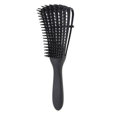 Imagem de Polvo Escova Desembaraçar Encaracolados Pente Polvo Crespos