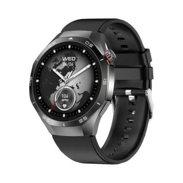 Imagem de Relógio Inteligente Bluetooth Masculino GT5 pro AMOLED HD GPS À Prova 