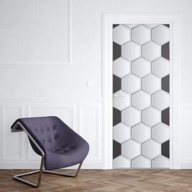 Imagem de Adesivo de Porta Abstratas Modelo 07 - Império da Impressão, M - 80cm 