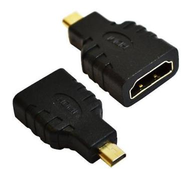 Imagem de Micro Hdmi Para Adaptador De Conversor De Cabo Hdmi Conectar À Tv Lcd 