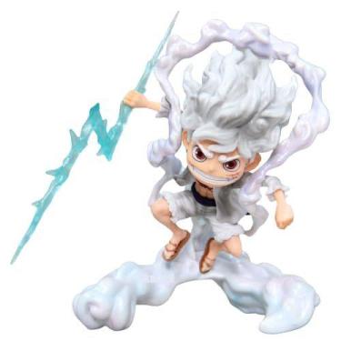 Imagem de Action Figure SkateIn Luffy Gear 5 Anime OnePiece 18 cm