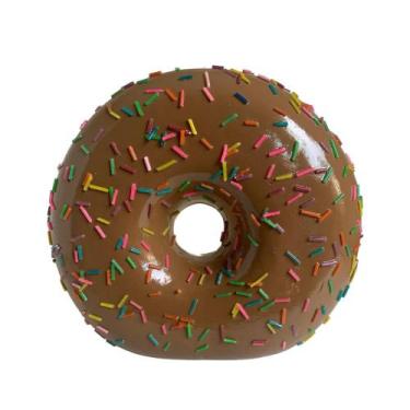 Imagem de Cofre Donuts Rosquinha Cerâmica Esmaltada A Mão - RJCONECT, Marrom