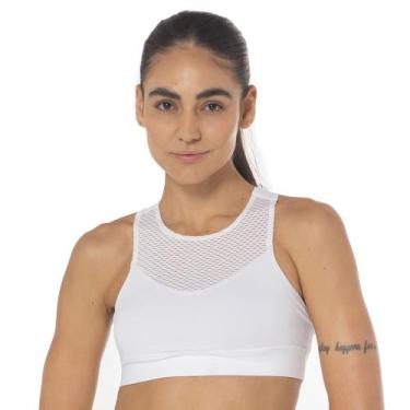 Imagem de Top de Tennis Mizuno Padded Feminino, Branco, G