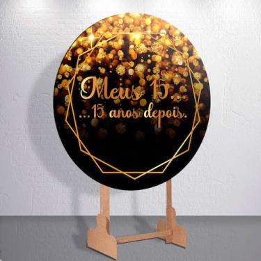 Imagem de Decoração Feminina festa com painel redondo capa Para Aniversarios tam