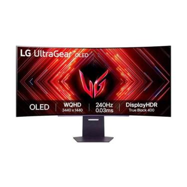 Imagem de Monitor Gamer Curvo LG UltraGear OLED 45", 2K QHD, 240Hz, 0.03ms, Free