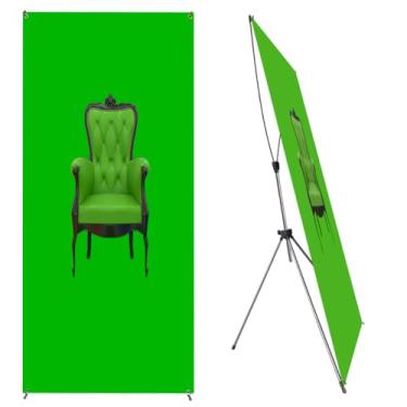 Imagem de Suporte de banner premium X 61 cm x 182 cm perfeito para exibição de restaurante e loja com bolsa de viagem portátil (61 cm x 182 cm) (apenas suporte) (1)