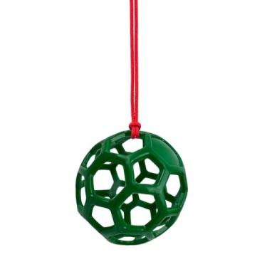 Imagem de 1 peça de brinquedos de alimentação de feno, bola de alimentação de cabra, brinquedos de alimentação pendurados para cavalos, cabras, ovelhas, verde