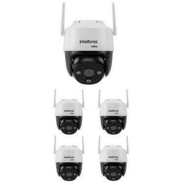 Imagem de Kit 5 Câmera Inteligente Wi-Fi 2 Megapixels Full HD 360 iM7 Full Color