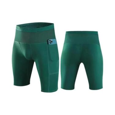 Imagem de Leggings Esportivas Masculinas De Secagem Rápida, Shorts De Basquete, 