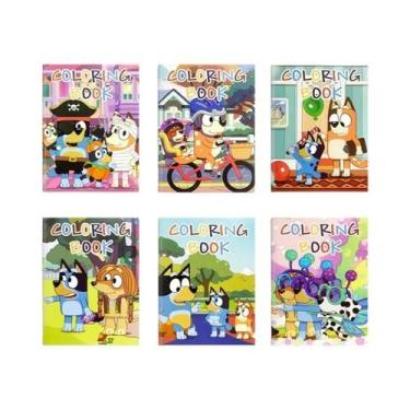 Imagem de Livro De Colorir Bluey E Bingo 12 Estilos Desenho De Graffiti Brinqued