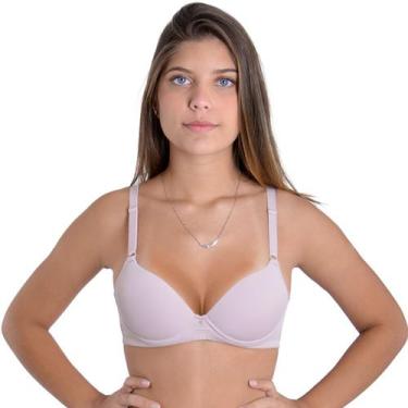 Imagem de Sutiã Meia Taça Com Base Ultrafirmadora Nayane Rodrigues, G, Cristal