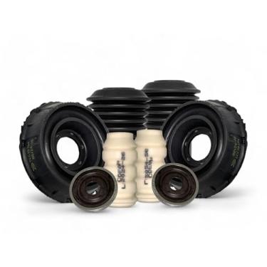 Imagem de 2 Kit Batente Coxim C/Rolamento Dianteiro Compatível Logan Sandero Duster Captur TKC18104 p/ 2 Lados