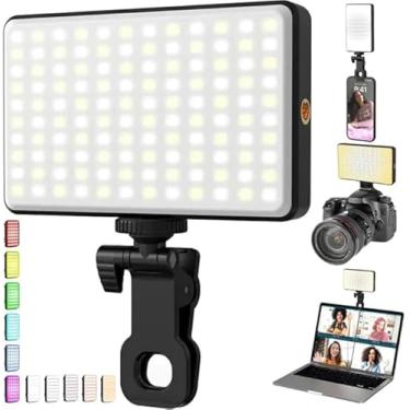 Imagem de Easylight Luz de Preenchimento LED 6 Polegadas para Foto e Vídeo, Iluminador Profissional USB com 120 LEDs, 4 Filtros de Cor, 2700K–6000K.