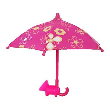 Imagem de Guarda-chuva de telefone para sol - Mini guarda-chuva para telefone com suporte de ventosa ajustável universal, guarda-chuva de telefone celular ao ar livre, guarda-sol anti-reflexo (Estilo 9)
