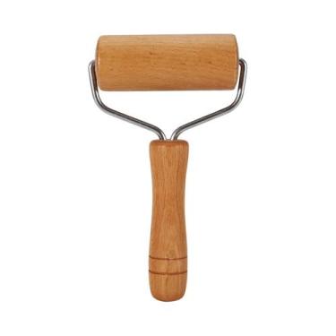 Imagem de Rolo De Massa De Madeira Fácil De Usar, Ferramenta De Cozinha Para Cro
