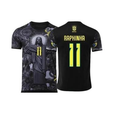 Imagem de Camiseta De Treino De Futebol 3D Jesus Redentor Brasileiro, Secagem Rá