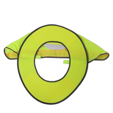 Imagem de KIMISS Protetor Solar para Capacete – Protetor Solar de Malha de Aba Completa de Alta Visibilidade Com Faixa Reflexiva para Segurança Ao Ar Livre Em Canteiros de Obras (Amarelo)
