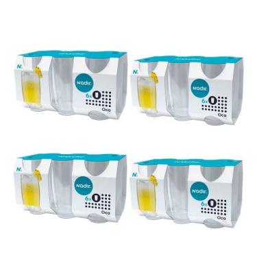 Imagem de Kit 24 Copos Nadir Oca Long Drink de Vidro Liso 300ml, UNICA