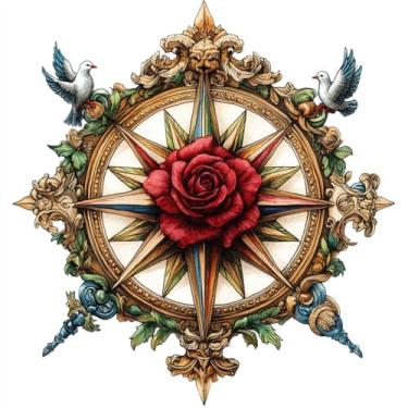 Imagem de Lindo enfeite para pendurar carro de flor, pingente de espelho retrovisor de carro de acrílico plano 2D, acessórios de pingente de interior automotivo para janela, mochila, chaveiro, árvore de Natal