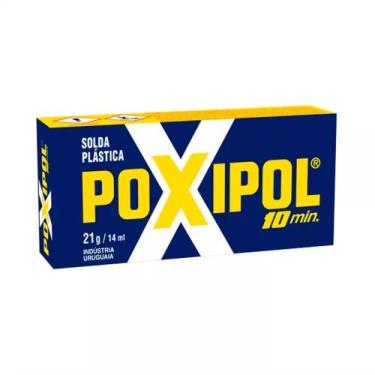 Imagem de Adesivo Cola Epóxi Líquido Cinza 10min - 21G/14ml (521167) - Poxipol