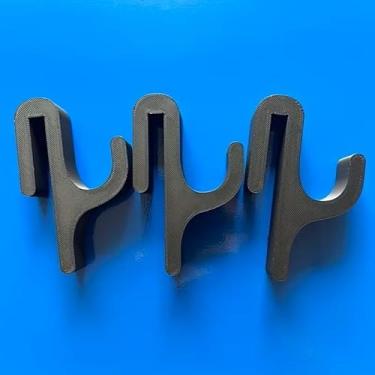 Imagem de 3 ganchos de porta de chuveiro, ganchos de porta de vidro sem moldura, adequados para vidro de até 8 mm, para roupões, pijamas, roupões de banho, toalhas, roupas, toalheiro fácil de instalar