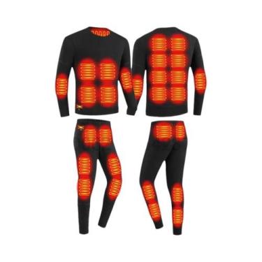 Imagem de Jaqueta Elétrica USB Aquecida Para Inverno, Roupa Térmica Para Homens 