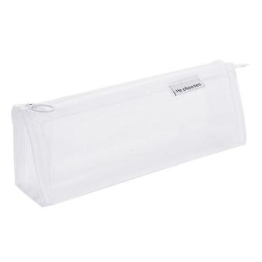 Imagem de Estojo para lápis Bolsa de caneta 3D transparente de malha de nylon 22