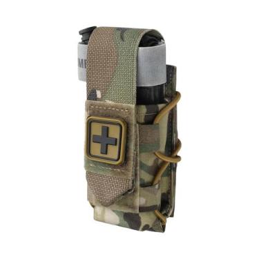 Imagem de Suporte Tático MOLLE Para Torniquete, Bolsa IFAK TQ, Kit De Primeiros 