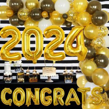 Imagem de Kit de guirlanda de balão para decorações de formatura, 75 unidades, l