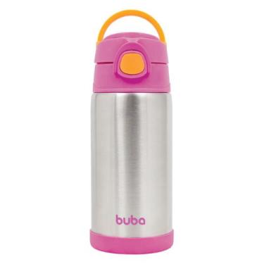 Imagem de Garrafa Térmica Buba Parede Dupla Rosa 400ml