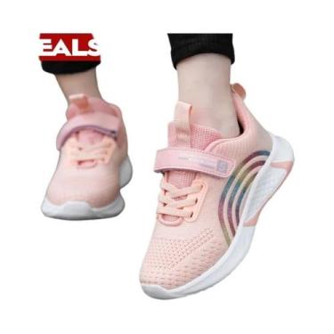 Imagem de Tênis Leves De Malha Para Meninas, Calçados Casuais Respiráveis Para C