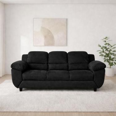 Imagem de Sofá para Sala de Estar 3 Lugares Clássico - Nabas Estofados